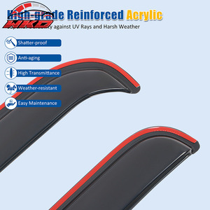 For Ford F-150 F-250 F-350 80-96 Regular Cab 2PC In-channel <b>Window</b> Visors <b>Shade</b> - Product Image 4