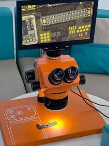 RF4 I17 Optical Trinocular <strong>Microscope</strong> with 10-Inch HD WiFi Monitor for Electronic Component Inspection &amp; Lab Material Analysis - Product Image 5