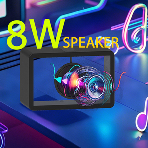 Không Dây Mới Loa Lớn 8W Tuổi Thọ Pin Dài Âm Thanh Thiết Kế Thời Trang Hệ Thống Âm Thanh Hiện Đại Với Loa Răng Xanh Trong Suốt - Product Image 5