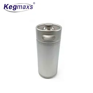 Kegmaxs Food grade SS 4L Homebrew Beer Mini Keg Dispenser For Carbonated Beer And Nitro Coffee Ball Lock Keg Corny Keg Drip Tray