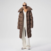 Veste en duvet d'hiver longue Ultra légère, chaude et décontractée Manteau en duvet pour femme Plus Size Hooded Overcoat Women's Down Jacket