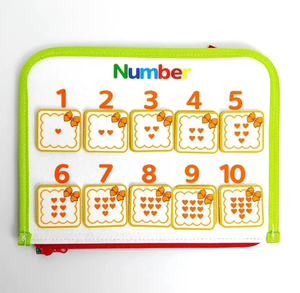 Lernspielzeug Vorschulunterricht feinmotorische Fertigkeiten Spielzeug Kleinkinder-Reise-Spielzeug geschäftiges Spielbrett für Kinder lernen - Product Image 5