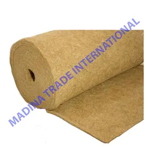 100% alami Biodegradable ramah lingkungan Non Woven kain jarum Punched kustom rami merasa rami merasa dari Banagladesh