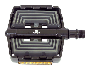 Pédales EMTB antidérapantes confortables UFOR UF‑351, pédales de vélo avec coussin en caoutchouc, pédales de plateforme EMTB Pedelec, corps en aluminium moulé sous pression - Product Image 1