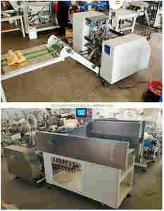 เครื่องบรรจุภัณฑ์แบบอัตโนมัติสำหรับบรรจุภัณฑ์แบบ Flow Pack สำหรับบะหมี่แท่ง สปาเก็ตตี้ พาสต้า เครื่องชั่งน้ำหนักและมัดแบบยาว เครื่องรัดเส้นก๋วยเตี๋ยว ราคา - Product Image 5