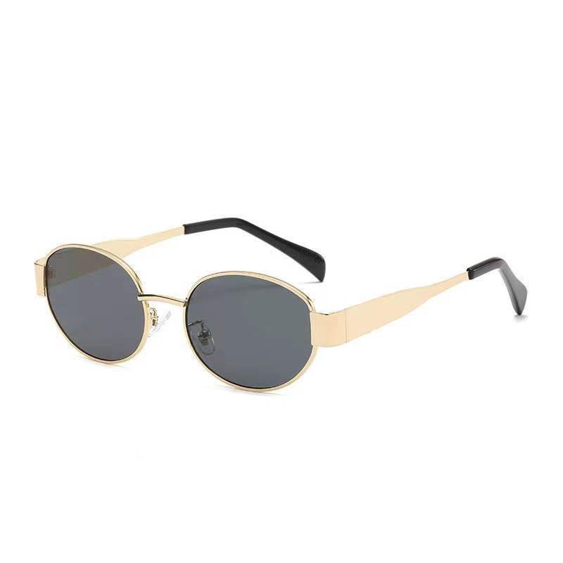 826-c8 montura dorada-lentes negras