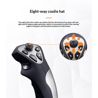 Manette de jeu de simulation de vol en vente chaude, joystick de vol pour PC/Windows 7/8/10/11, jeu de vol PXN-2113