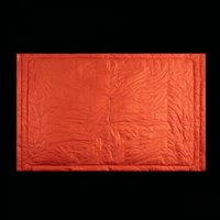Couverture matelassée 4-en-1 portable pour le trail, poncho, sac de couchage, sous-édredon de hamac, couette gonflable d'extérieur pour la randonnée, le camping, les voyages, vente en gros, OEM
