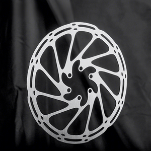 Rotor de frein à disque de vélo 140 mm à 6 boulons en acier inoxydable haute résistance, composant de freinage pour VTT avec plaquettes en composite métallique - Product Image 1