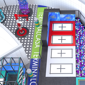 트램폴린 놀이터 성인 휴대용 저렴한 장비 게임 활동 소프트 트램폴린 공원 그물 - Product Image 3