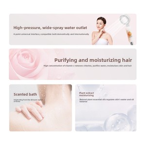 Pommeau de Douche Aromathérapie Yingsi avec Pré-Filtre pour Usage Domestique, Élimination du Chlore, Nourrissant pour la Peau, Fixation Robinet, Filtre en Coton PPF - Product Image 2
