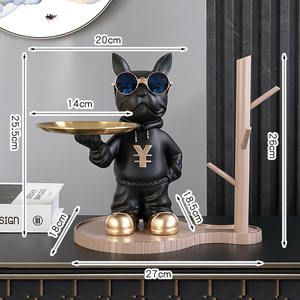 Zapatero de Lujo Ligero para Entrada con Adornos Decorativos de Resina, Bandeja para Guardar Llaves, Gancho para Mascarillas y Relojes - Product Image 4