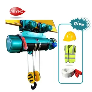 Electric Wire Rope Hoist Price Cd/Md Model Lifting Tools Wire Rope Electric Hoist 5 Ton 2T 3T 10T 16Tons 9meter