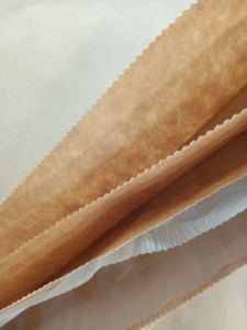 ถุงขยะทางทะเล ถุงสีน้ำตาลรีไซเคิล ถุงกระดาษย่อยสลายได้ ถุงเย็บปิด/ถุงก้นเหลี่ยม - Product Image 3