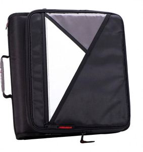 Muestra Gratuita de Carpeta con Cierre Ligera BSCI con Asa, Carpeta Organizadora con Múltiples Bolsillos - Product Image 1