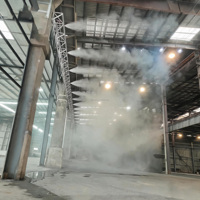 Système de suppression de la poussière par brouillard sec pour la section de coulée et de refroidissement des fonderies, contrôle de la fumée et de la poussière avec buse ultrasonique