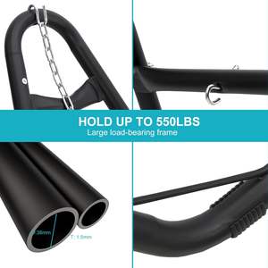 स्टील हैममॉक फ्रेम स्टैंड 2 व्यक्ति हथौड़ों के लिए <span class=keywords><strong>9</strong></span> से 14 फीट समायोज्य सार्वभौमिक रूप से फिट बैठता है - Product Image 6