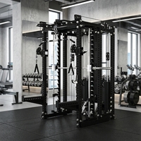 Gym Peak 3D Smith Machine, Entraîneur multifonction 3D, Power Cage, Équipement d'entraînement complet du corps, Cable Crossover, Rack de musculation