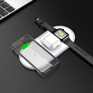Cargador Inalámbrico 3 en 1 Compatible con Relojes Serie 5/4/3/2/1/ para <span class=keywords><strong>Airpods</strong></span> <span class=keywords><strong>Pro</strong></span> - Product Image 4