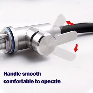 Rubinetto da Cucina Moderno Monocomando Monoforo in Acciaio Inox 304 con Beccuccio <span class=keywords><strong>Flessibile</strong></span> in Silicone Estraibile a Prezzo Conveniente - Product Image 2