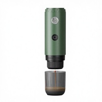 Machine à expresso portable à piles pour une utilisation en extérieur, idéale pour les voyages, pression de 19 bars, capacité de 1 tasse