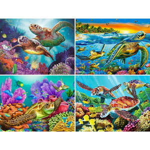 Sea World Diamond Painting Turtle Wall Painting Full Drill Embroidery Round & Square Diamond Painting Kit Wall Art - Product Image 2