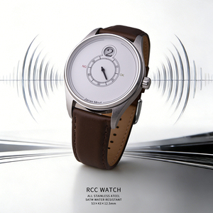 Reloj de Pulsera Personalizado con Control por Radio, Movimiento de Cuarzo Japonés, Sincronización Atómica, Resistente al Agua 5ATM, Caja de Acero Inoxidable para Hombre - Product Image 6