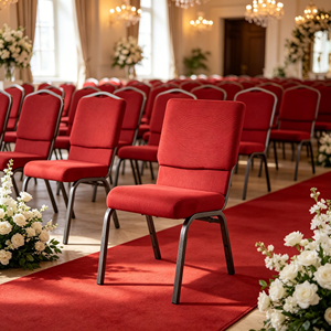 Wholesale <strong>Padded</strong> Stackable Metal Theater <strong>Chair</strong> Conference Interlocking Church <strong>Chairs</strong> for Hotel Auditorium Event/Bar Use - Product Image 3