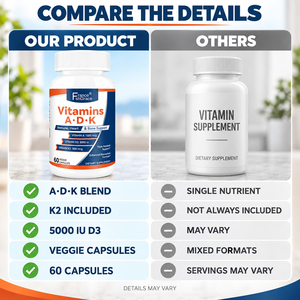 Suplemento de Vitaminas A+D+K de Marca Privada Shecome, Cápsulas que Apoyan la Función Inmunológica, Suplemento Herbal de Vitaminas A+D+K - Product Image 6