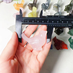 <span class=keywords><strong>Prix</strong></span> de gros 50mm mélange naturel cristal de quartz pierre de guérison animaux artisanat cristaux oiseau pour la décoration - Product Image 3