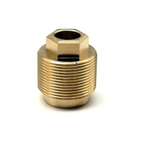 Douille de guidage cylindrique sur mesure en laiton, bronze, acier inoxydable, usinage CNC OEM pour pièces de tournage