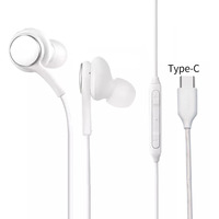 Écouteurs de type C originaux avec DAC HD 24 bits, prise USB-C, micro et contrôle du volume pour Samsung A8S Note 10 iPad Pro