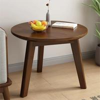 Table basse en bois massif de 60 cm avec hauteur réglable (45/50/75 cm) pour balcon, mobilier de maison - Écologique et durable