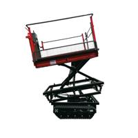 Plateforme aérienne compacte motorisée pour vergers |   Élévateur télescopique pour la cueillette des fruits |   Machine de levage agricole facile à utiliser