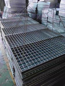 Chất lượng cao Thép Grating rãnh cống Bìa mạ kẽm Grating Đồng bằng thanh phẳng với thanh thép xoắn cho kênh - Product Image 5