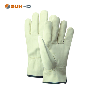 <span class=keywords><strong>Gants</strong></span> de travail à doigts entiers très vendus, respirants, pour hommes et femmes, en polyester et <span class=keywords><strong>cuir</strong></span> de vachette, <span class=keywords><strong>gants</strong></span> de sécurité - Product Image 4