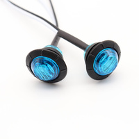 Feux latéraux miniatures étanches à 3 LED de Dongguan, feux latéraux de camion, remorque, feux latéraux LED ronds, petits accessoires LED ronds