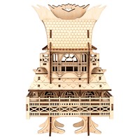 Rompecabezas 3D de Madera con Temática Animal Personalizada, Figura de Gazebo con Diseño de Búho, para Decoración Creativa de Sala de Estar