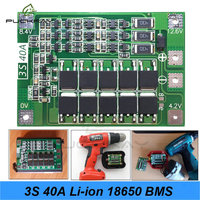 Module de protection BMS PCB pour batterie Li-ion 3S 4S 40A 18650 avec équilibrage pour moteur de perceuse 14.8V 16.8V Lipo
