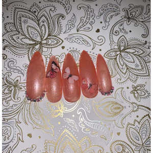 Uñas Postizas Estilo Stiletto con Tamaños Pequeño/Mediano - Ajuste Personalizado - Product Image 3