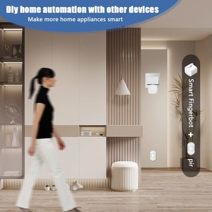 SLS para TUYA Smart Cubetouch Brazos mecánicos Control de voz de un solo polo Fingerbot con ABS <span class=keywords><strong>PC</strong></span> Alexa Google Home Compatible - Product Image 4