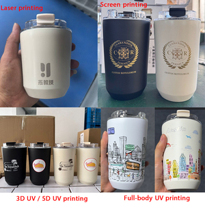 แก้วน้ำสแตนเลสแบบพกพา 12 ออนซ์ 380 มล. ฝาปิดแบบดูดเลีย ป้องกันการรั่วซึม แก้วน้ำแบบกำหนดเองได้ มีหลายสีให้เลือก แก้วน้ำเก็บอุณหภูมิแบบพกพา - Product Image 2