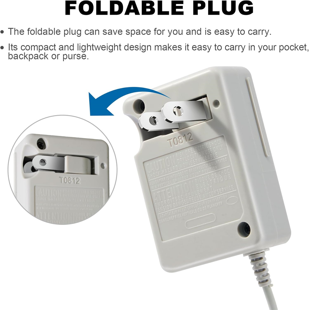 3DS充電器、NDSI AC電源アダプター、家庭用/旅行用壁掛け充電器、US/EU