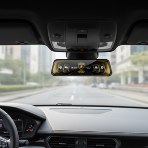 Enregistreur DVR 2026 HD <span class=keywords><strong>à</strong></span> deux objectifs, caméra embarquée 10 pouces 4K Wifi <span class=keywords><strong>Auto</strong></span> Mobili Lamborghini X Cu Feohna, écran IPS 10 pouces - Product Image 1