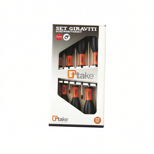 Take <b>Screwdriver</b> <b>Set</b> Slotted And Phillips Chrome Vanadium DIN ISO Standard - Product Image 2