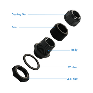 Jar chống thấm nước điện nổ bằng chứng nhựa Cáp nhập <span class=keywords><strong>ul</strong></span> V2 chống cháy NPT Nylon Cable gland - Product Image 3