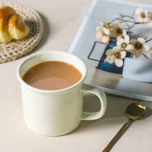 Modern Porcelain <b>Mug</b> 400ml Food Safe <b>Reusable</b> Microwave Dishwasher Safe Cartoon Pattern Customizable Logo/Color Business Gift - Product Image 4