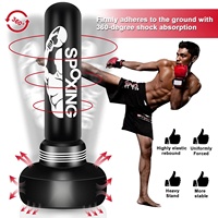 Équipement de boxe Sac de boxe Stand de sable lourd autoportant Kick KickBoxing Sacs de boxe avec base à ventouse