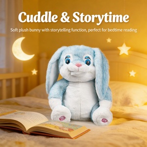 Conejito de Peluche Interactivo con IA, Juguete Inteligente con Diálogos en Inglés, Canto, Cuentos, Aprendizaje de Matemáticas, Control por Aplicación, Regalo Educativo <span class=keywords><strong>para</strong></span> Niños - Product Image 4