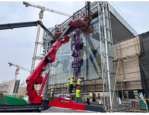 Elevador de grúa de succión de vidrio al vacío eléctrico Cowest, componente de núcleo de bomba de fácil operación para cargar Pared de cortina de vidrio - Product Image 6
